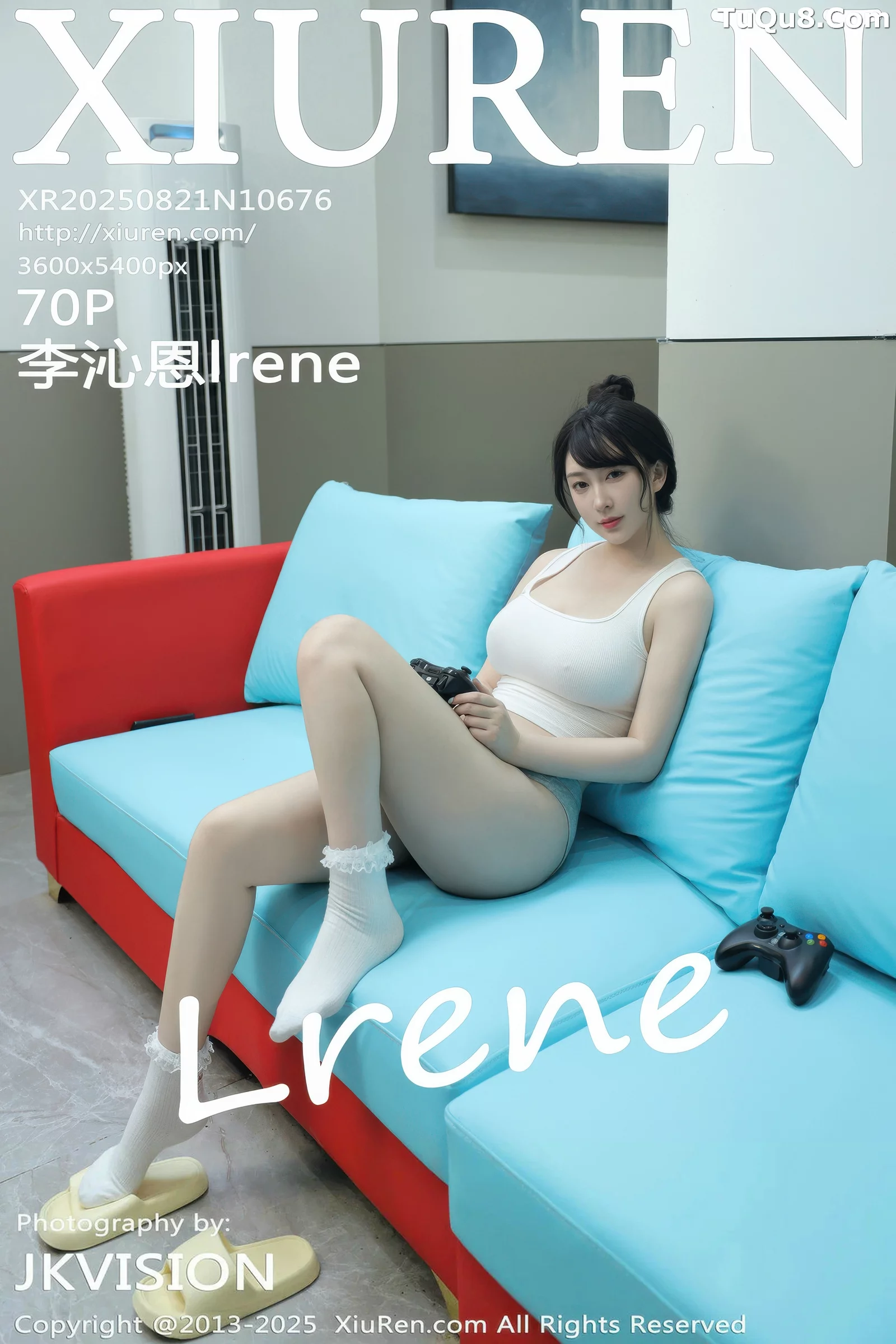 Xgyw.Org_[XiuRen秀人网]No.10676_模特李沁恩lrene性感白色居家上衣配灰色内衣秀丰腴身材诱惑写真70P