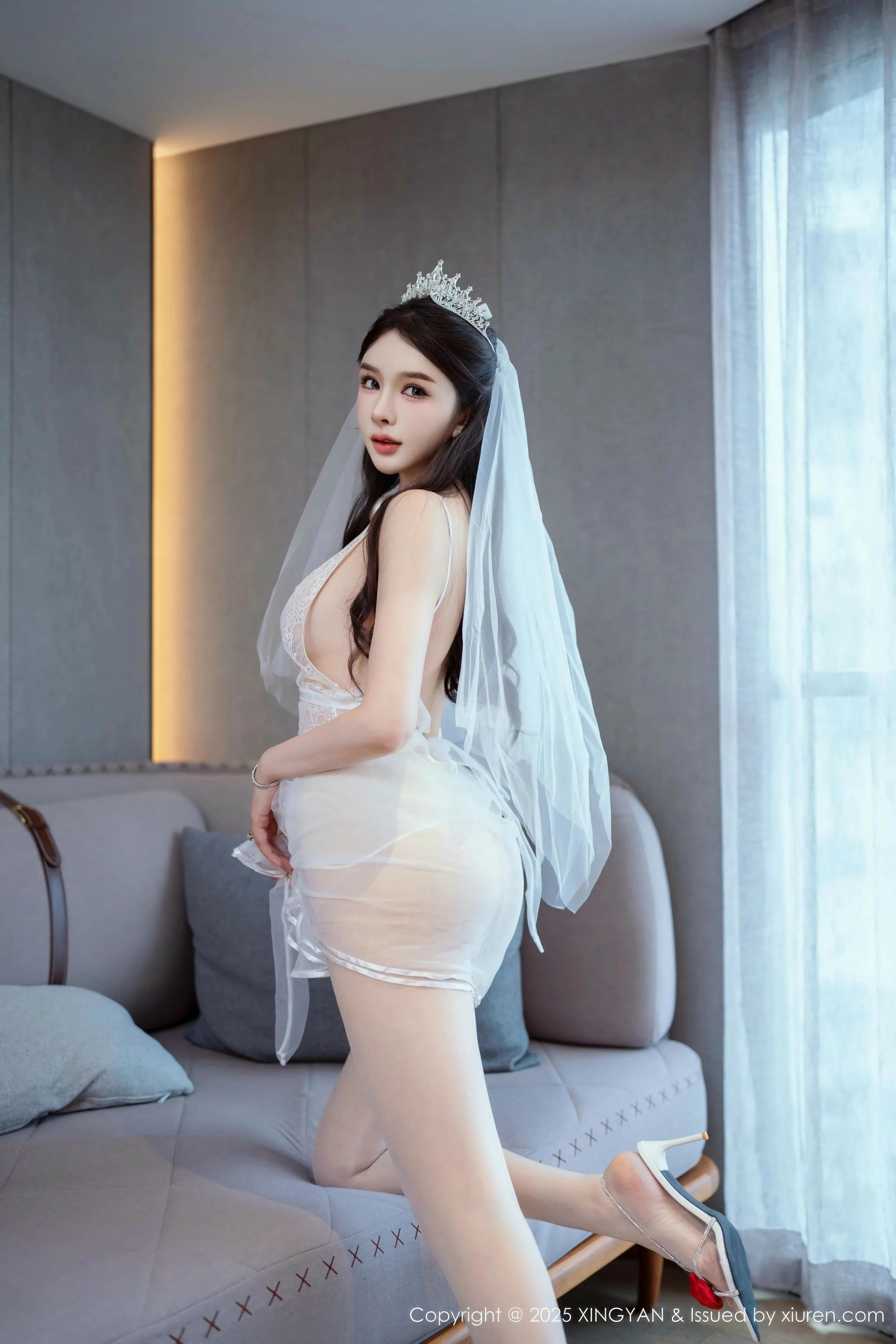 Xgyw.Org_[XINGYAN星颜社]VOL.388_女神李丽莎私房合集性感白色薄透婚纱服饰秀惹火身材诱惑写真61P