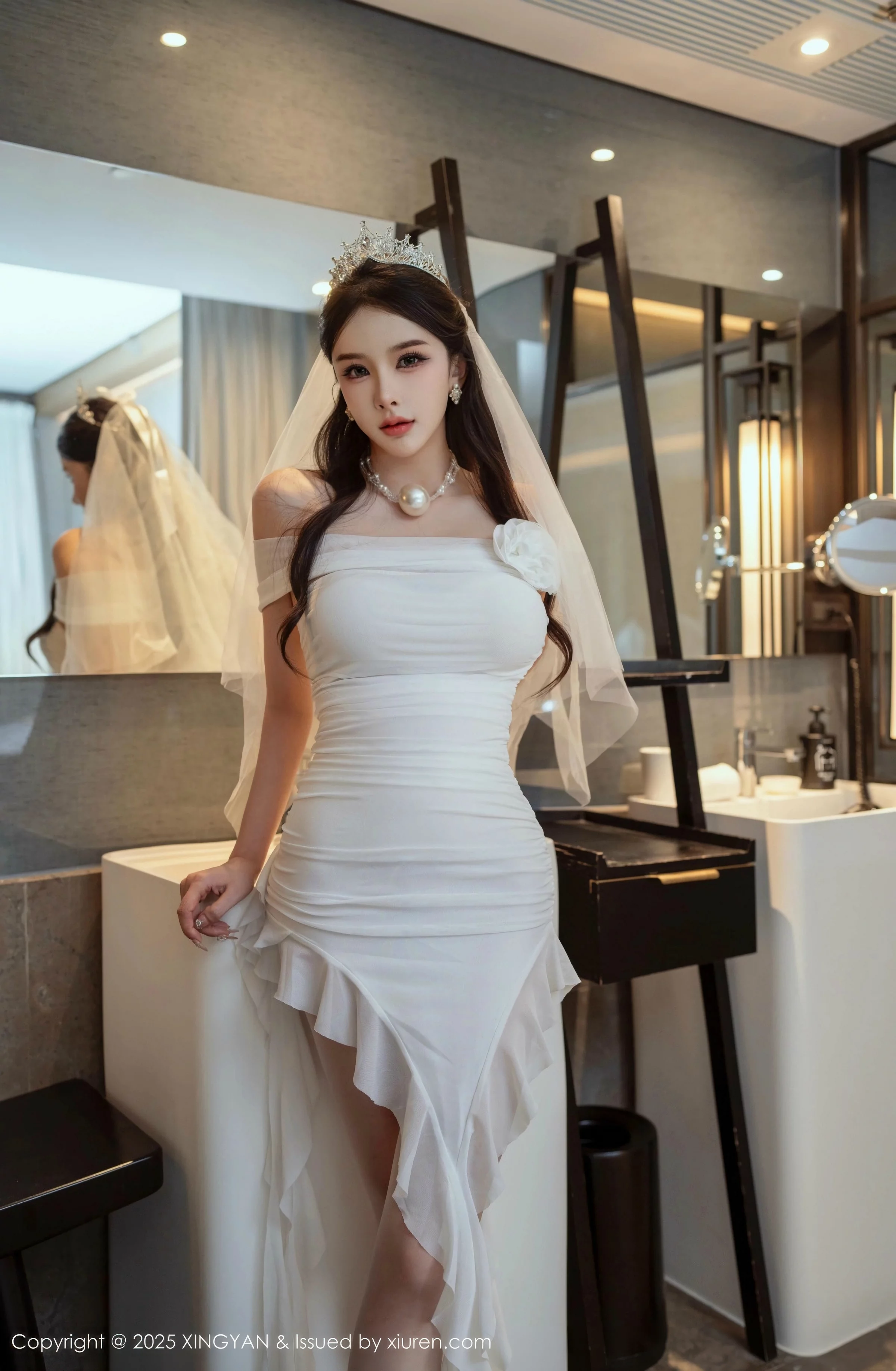 Xgyw.Org_[XINGYAN星颜社]VOL.388_女神李丽莎私房合集性感白色薄透婚纱服饰秀惹火身材诱惑写真61P