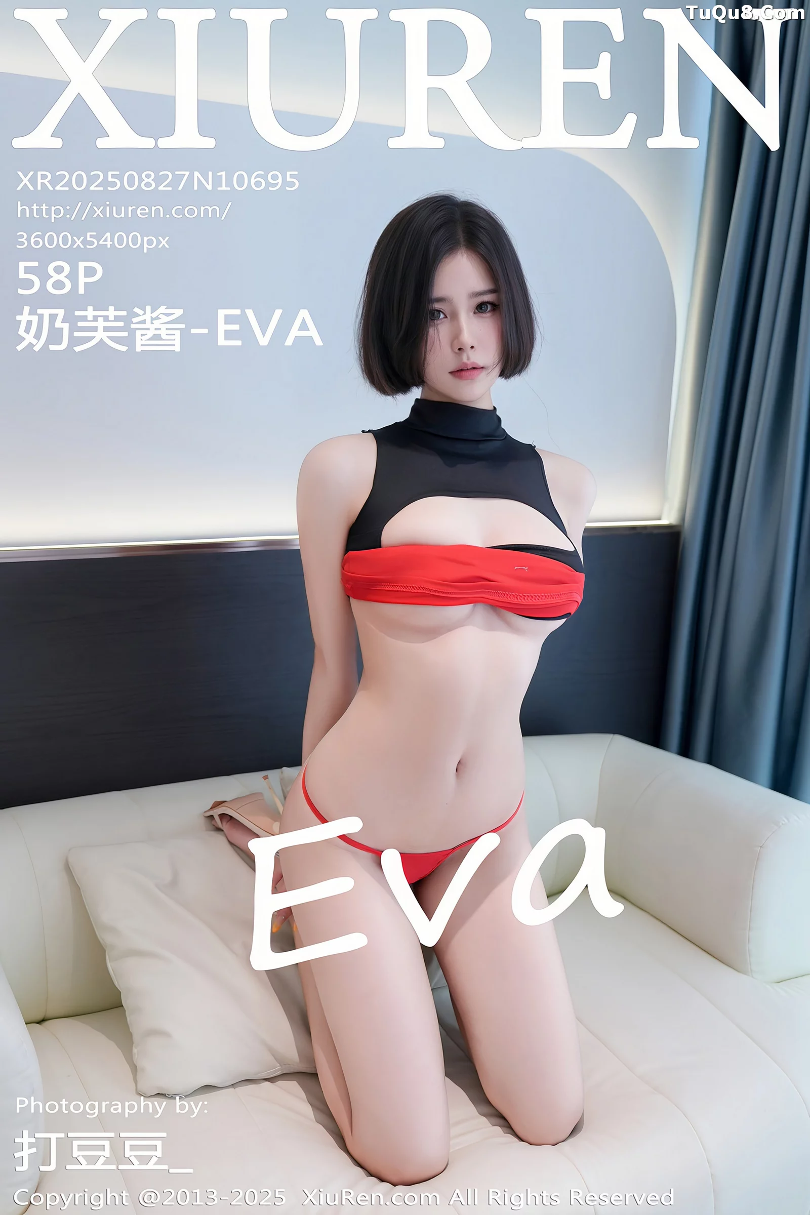 Xgyw.Org_[XiuRen秀人网]No.10695_模特奶芙酱-EVA性感红黑情趣服饰露红色内裤秀曼妙身材诱惑写真58P
