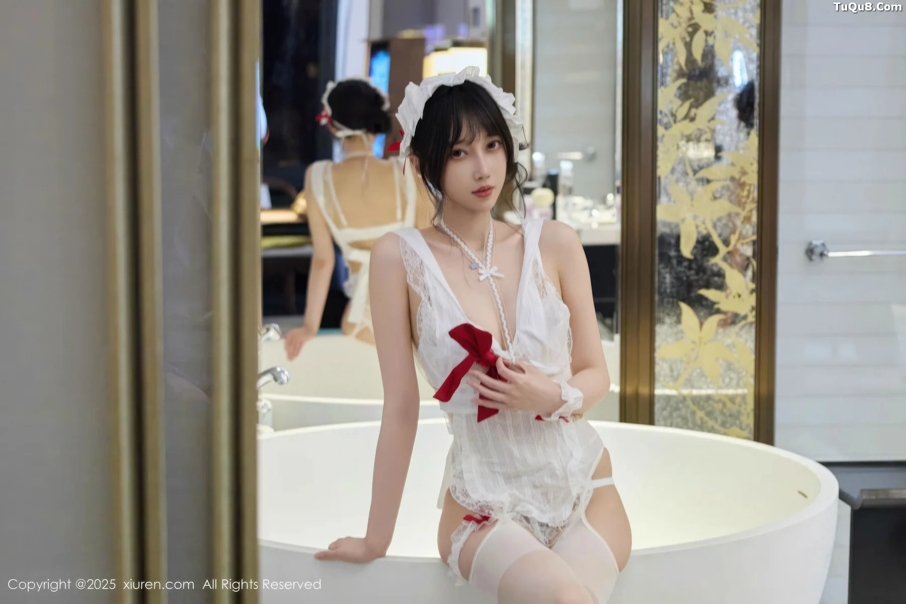 Xgyw.Org_[XiuRen秀人网]No.10827_模特玥儿玥er性感萝莉女仆装配白丝吊袜秀完美身材迷人诱惑写真64P