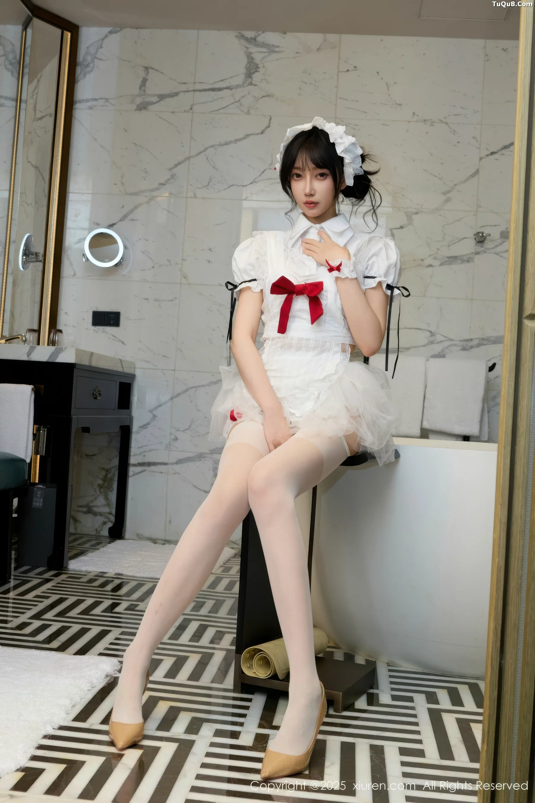 Xgyw.Org_[XiuRen秀人网]No.10827_模特玥儿玥er性感萝莉女仆装配白丝吊袜秀完美身材迷人诱惑写真64P