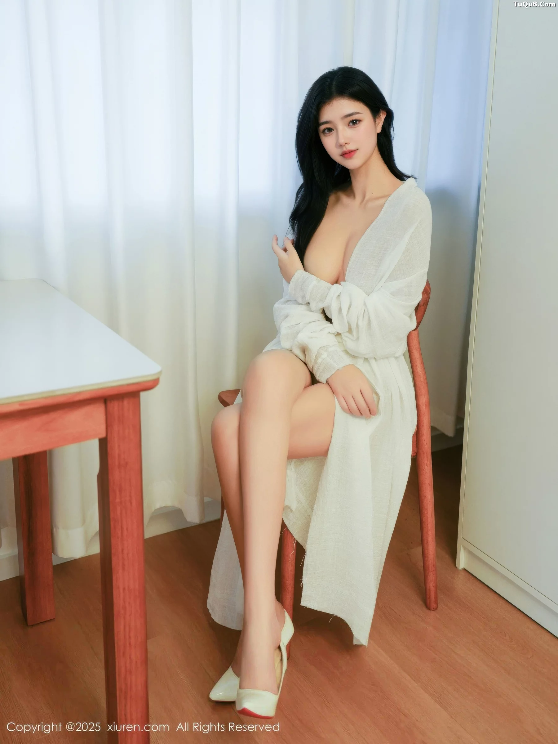 Xgyw.Org_[XiuRen秀人网]No.10920_模特林悦溪儿性感白色长浴袍配白色高跟秀修长美腿撩人诱惑写真53P