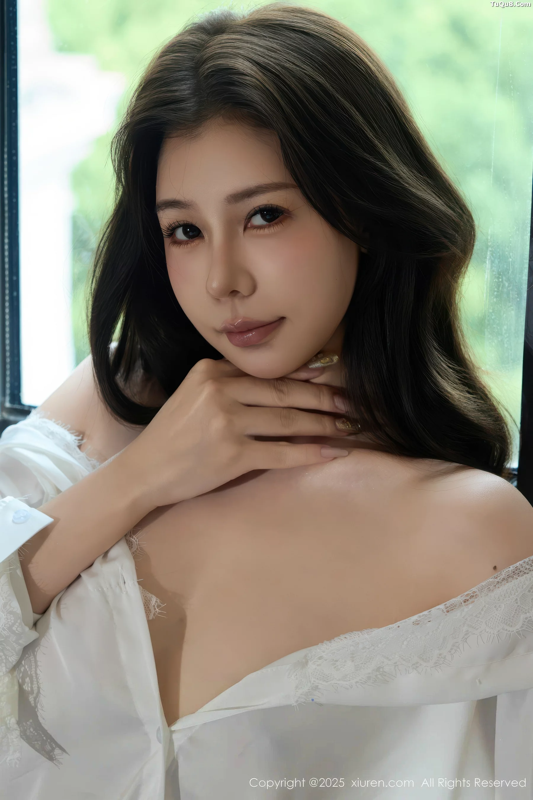 Xgyw.Org_[XiuRen秀人网]No.10931_模特尹甜甜sunny性感白衬衫露白色蕾丝内衣秀完美身材诱惑写真71P