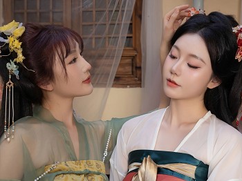 XiuRen第10223期_模特合集女神陆萱萱＆安然anran激情互动薄纱古装撩人诱惑写真80P